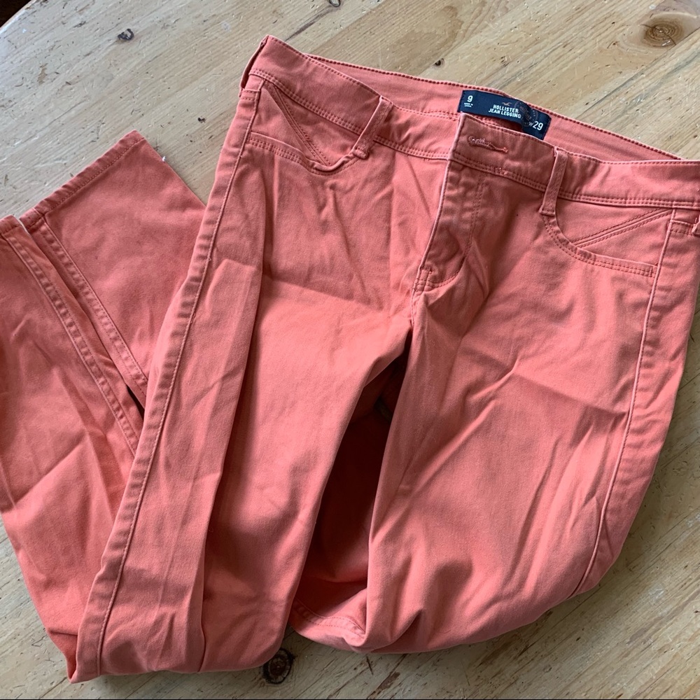 *Flash Denim Sale* Hollister Rust Colored Skinnies